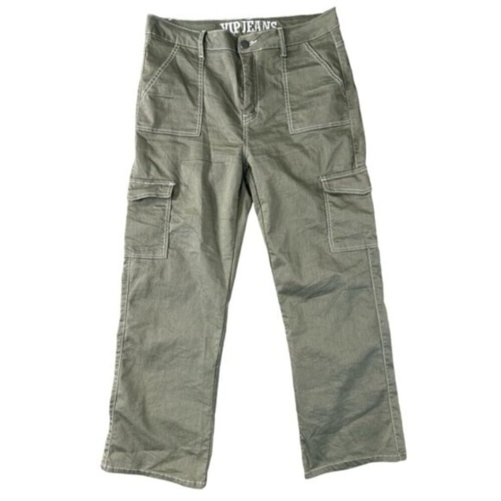 VIP JEANS green Cargo Jeans Juniors 17 plus size